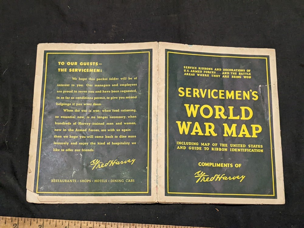 servicemen world map, Steve Harvey