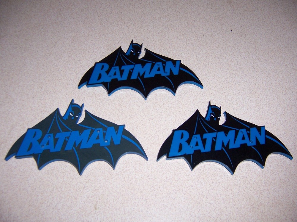 3 OLDER BATMAN ACTION FIGURE STANDS