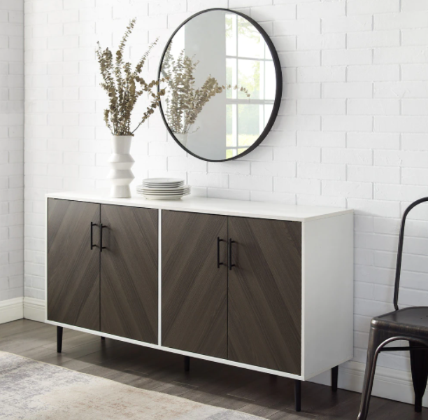 Cabinet Buffet Sideboard Storage Modern Kitchen Doors Console Table Room Living
