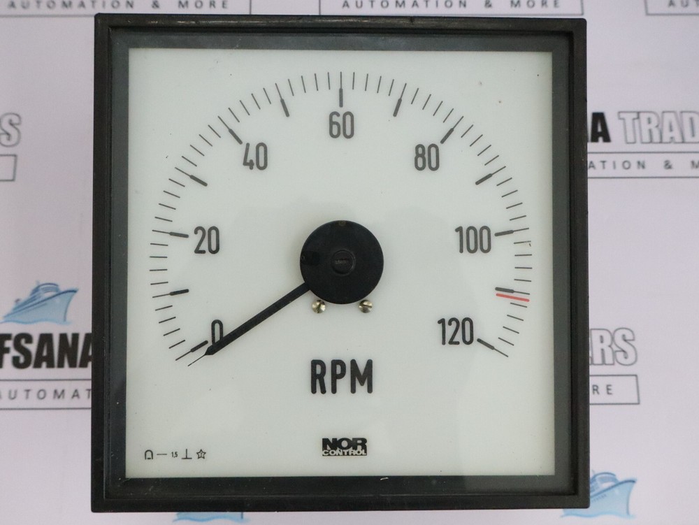 Nor control 40803.2 rpm meter range 0-120