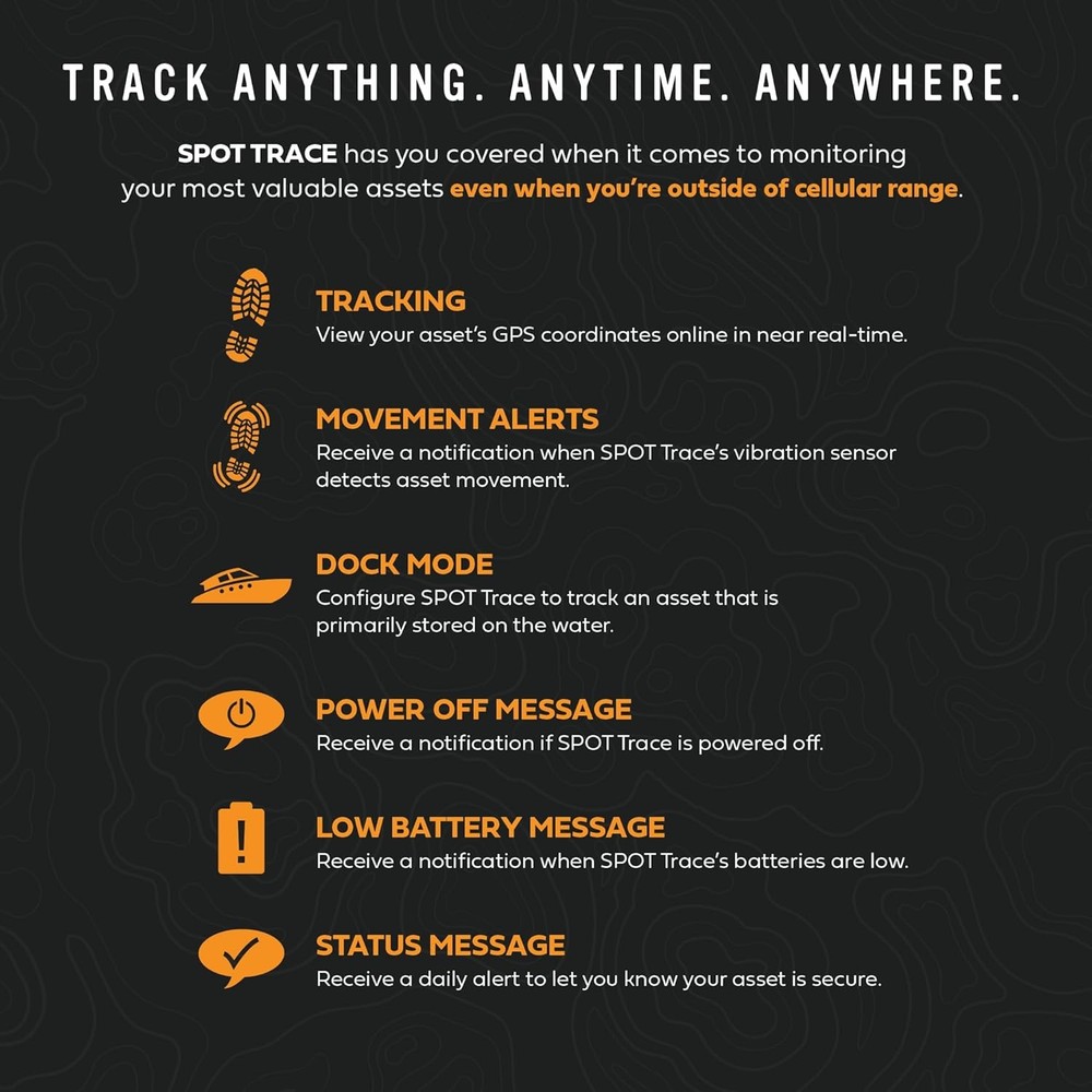 Spot Trace Tracker Globalstar Network Subscription