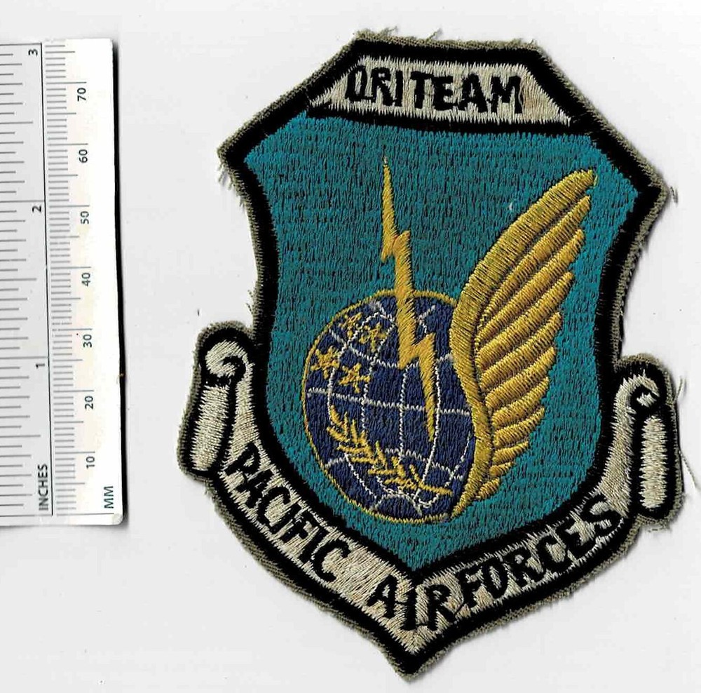 PACIFIC AIR FORCE DRI Team USAF US Tactical Shoulder Patch Cloth