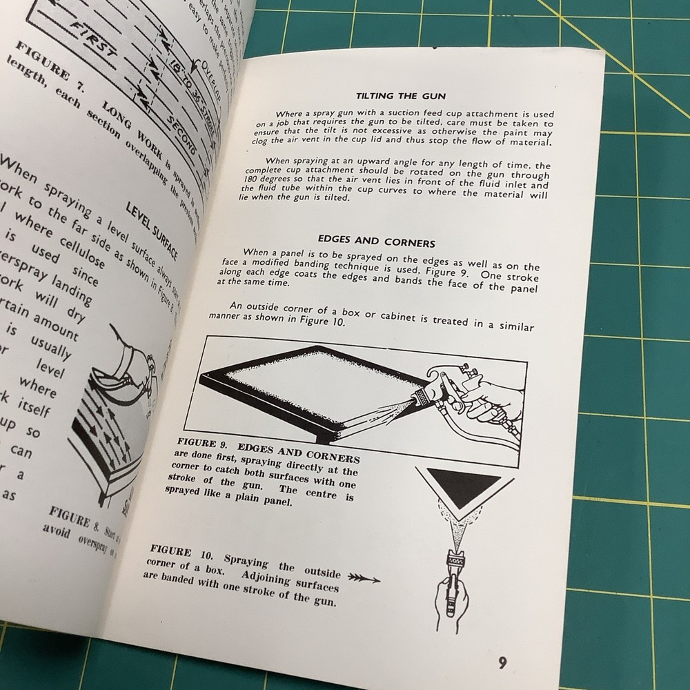 1954 Devilbiss Co. Spray Gun Motion Study Manual Spray Gun Guide