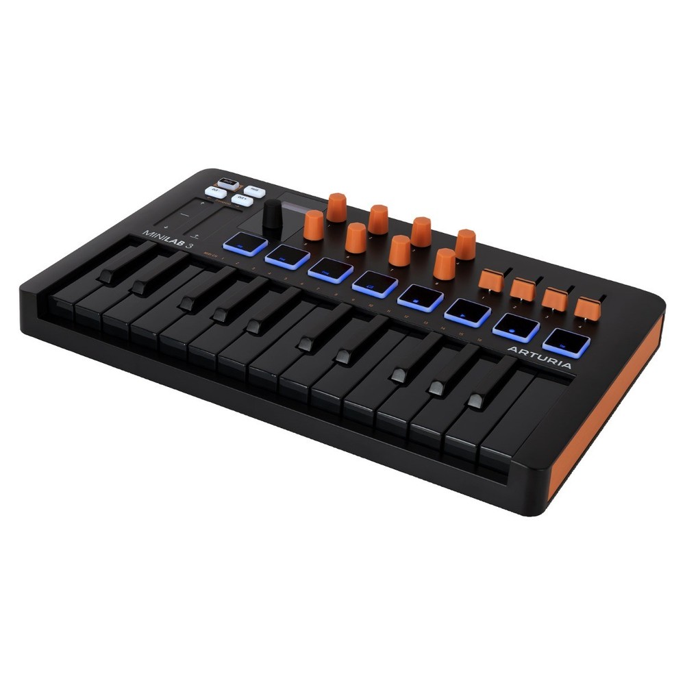 Arturia MiniLab 3 Limited Edition Universal MIDI Keyboard Controller - Orange