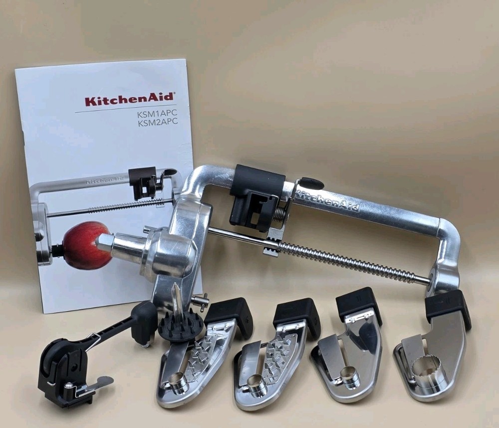 KitchenAid Stand Mixer Spiralizer Attachment 5 Blades Peel Core Slice