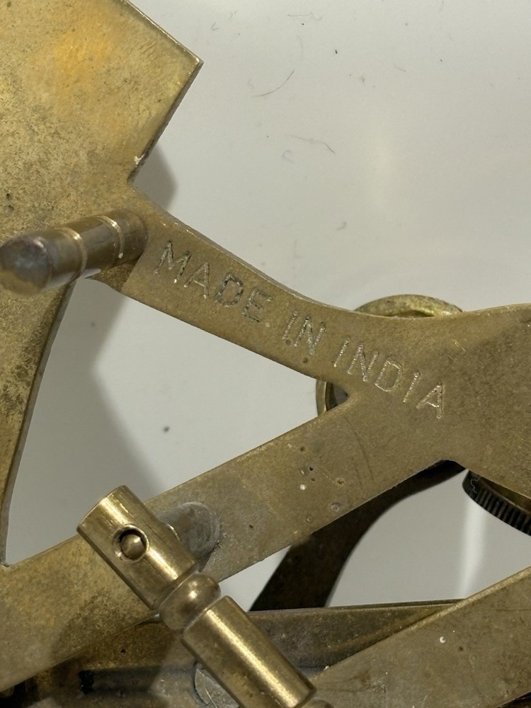 Nautical Compass And Sextant Ross Evans Reproduction