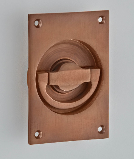 Croft Flush Latch Handle 1804A Polished Brass Finish