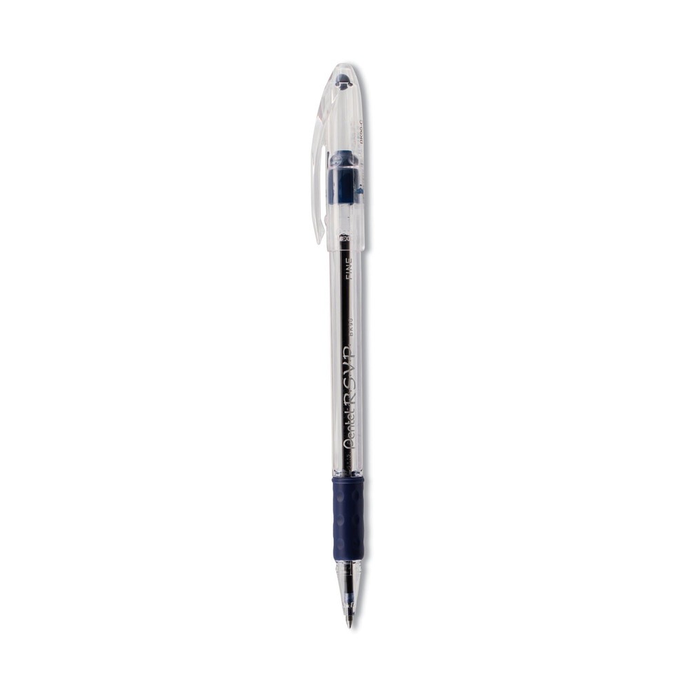 PENBK90C, Pentel RSVP, Blue Fine, Dozen