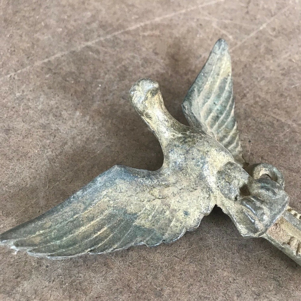 Cast Iron Eagle with some of the Original Gilding