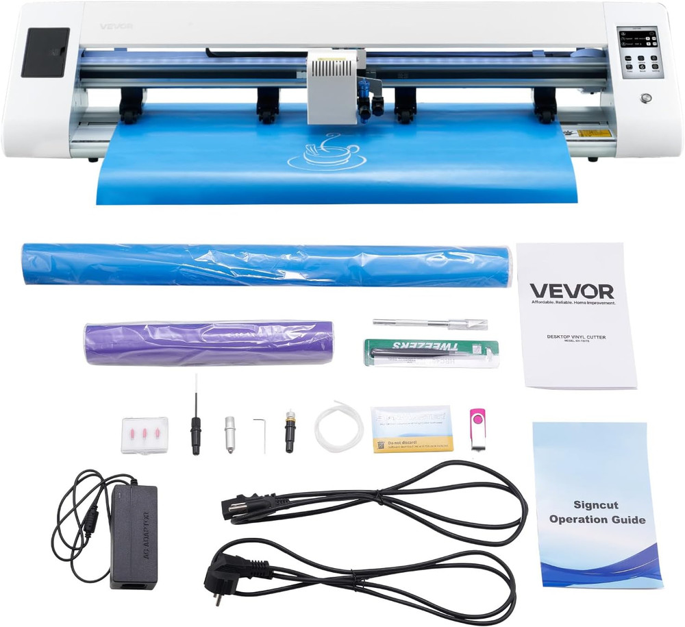 Cutting Machine, Automatic Edge Detection Vinyl Cutter Machine with Two Types of