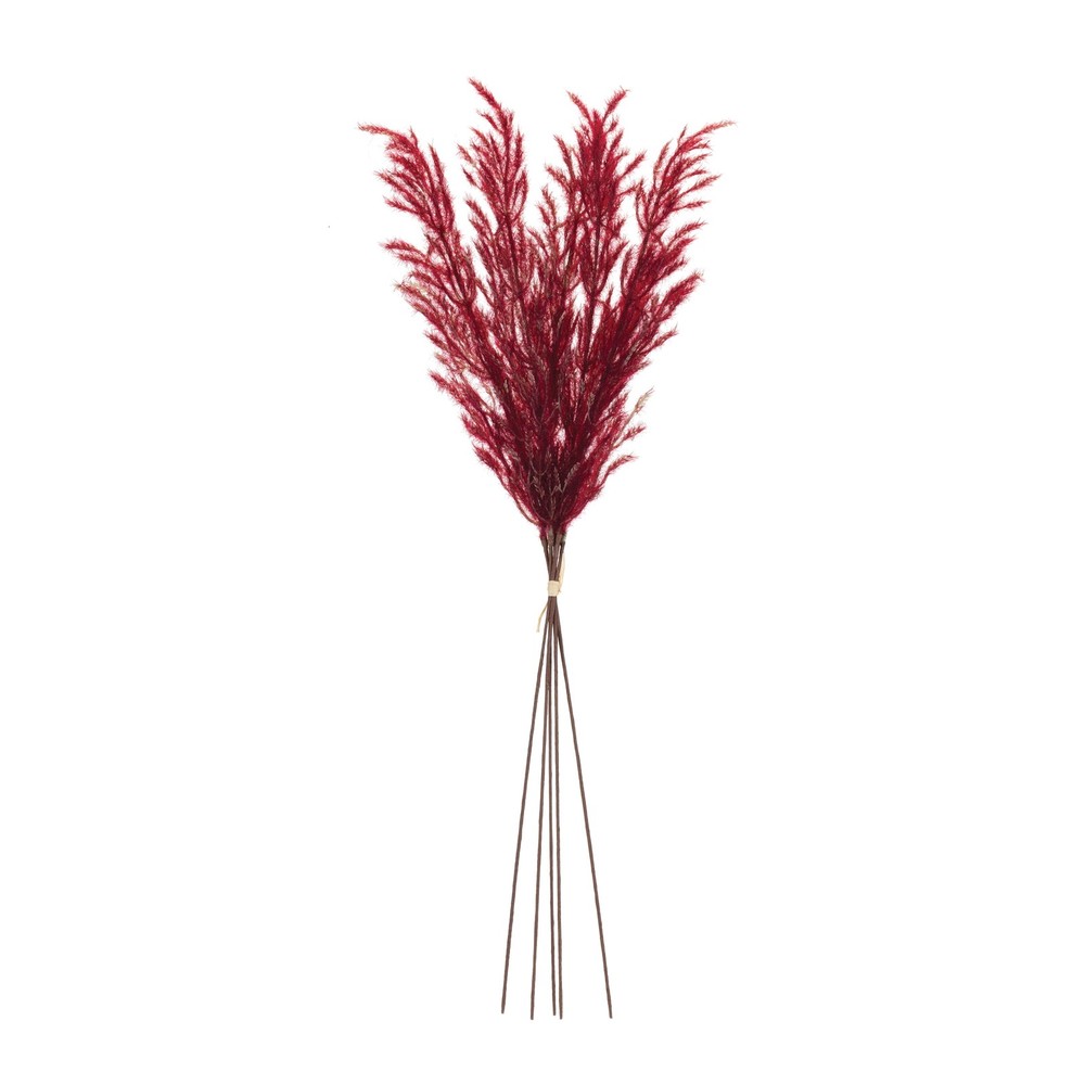 Burgandy Plume Bundle (Set of 6)