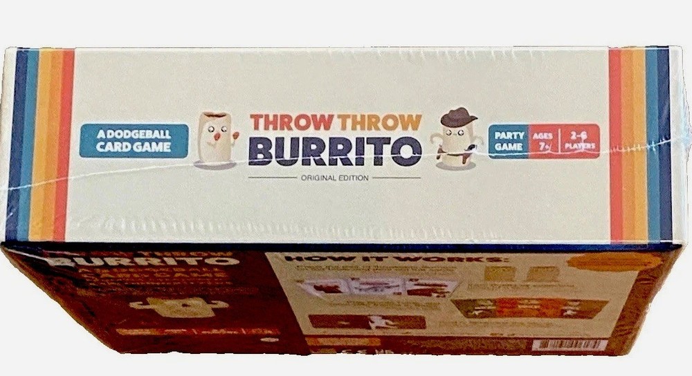 Throw Throw Burrito - A Dodgeball Card Game By Exploding Kittens NEW