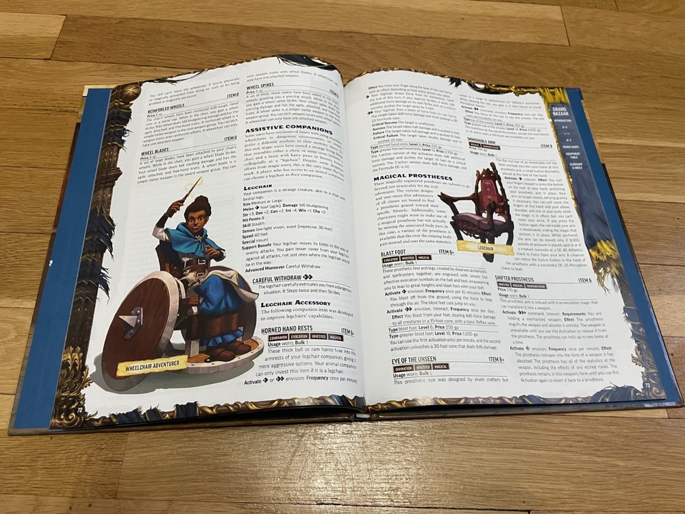 Pathfinder 2e Lost Omens Grand Bazaar HC 2nd Edition