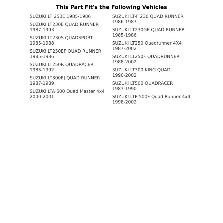 Tusk Ball Joint Kit 1926710014