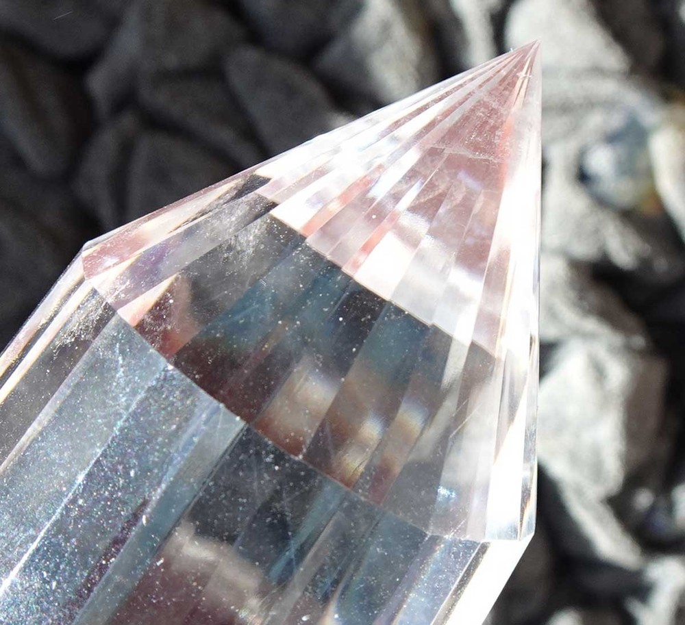 Clear Quartz Vogel 24-sided Crystal - v2003