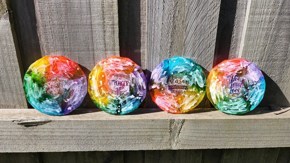 Homemade Resin Coasters