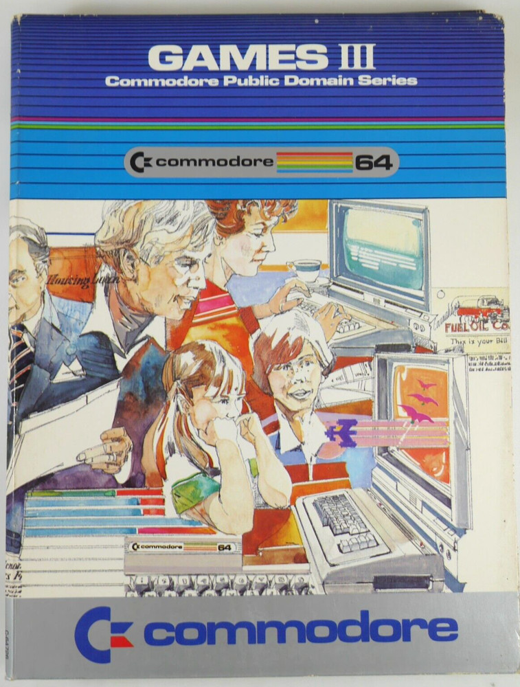 Commodore 64 Software Folder GAMES III 3 NO DISC