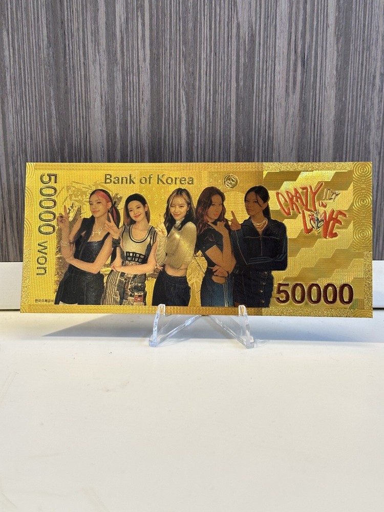 Yeji - ITZY: 24k South Korean Won Gold Note