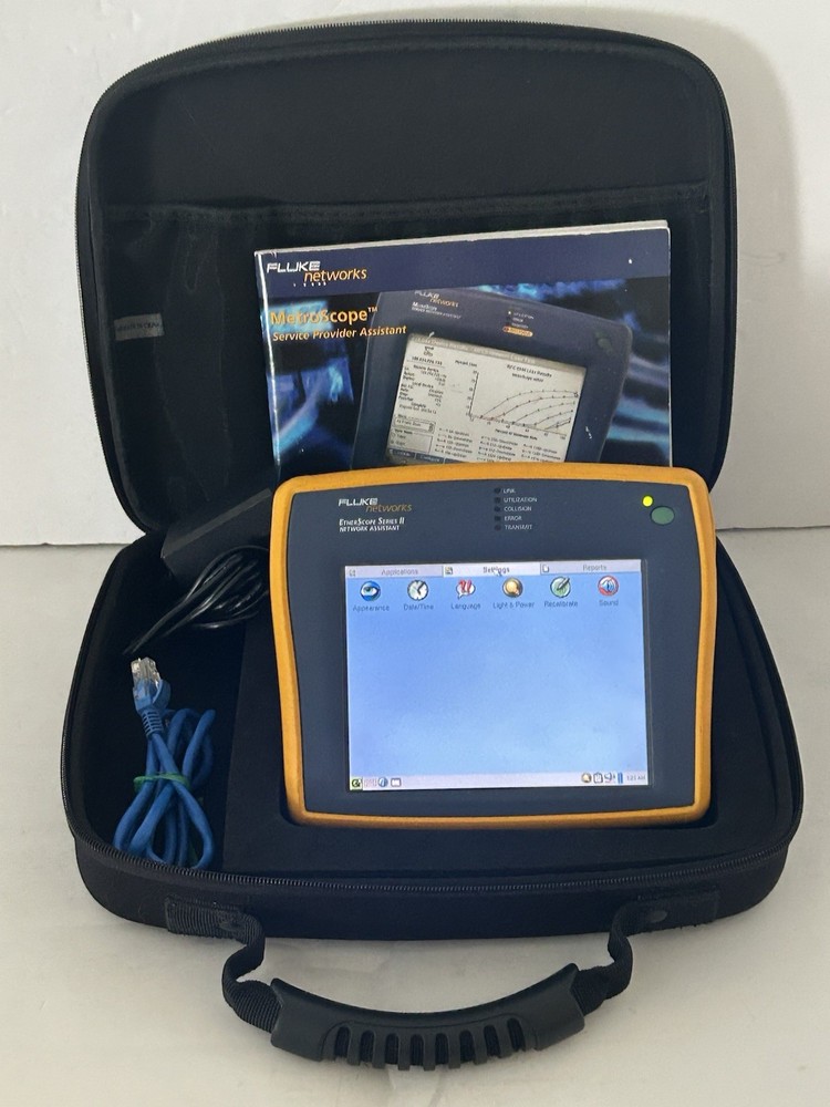 Fluke Networks EtherScope Series II Network Assistant-Case,Battery & Accessories
