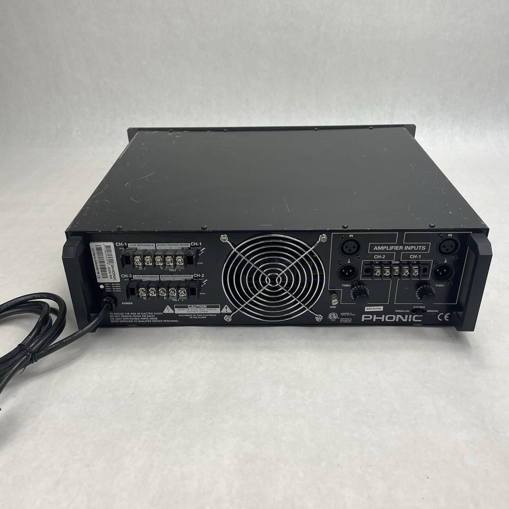 Phonic Icon 300 Professional Amplifier Tested