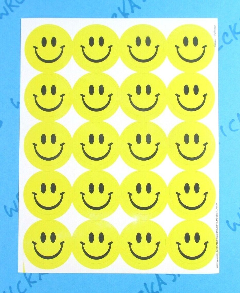 Lemon Scented Scratch & Sniff Sticker Sheet Vintage Eureka