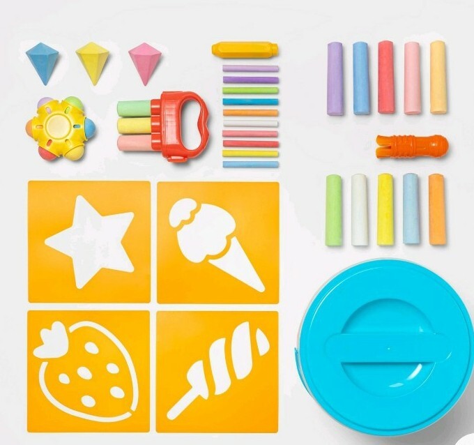Chalk Bucket Set 40pc - Sun Squad