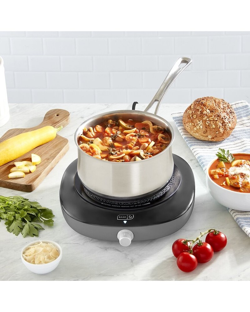 Dash Everyday Electric Cooktop Grey
