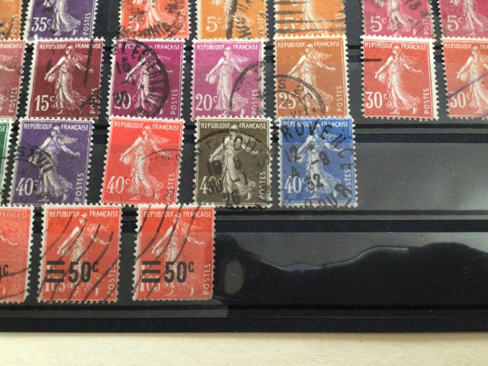 France 1906 used stamps A12907