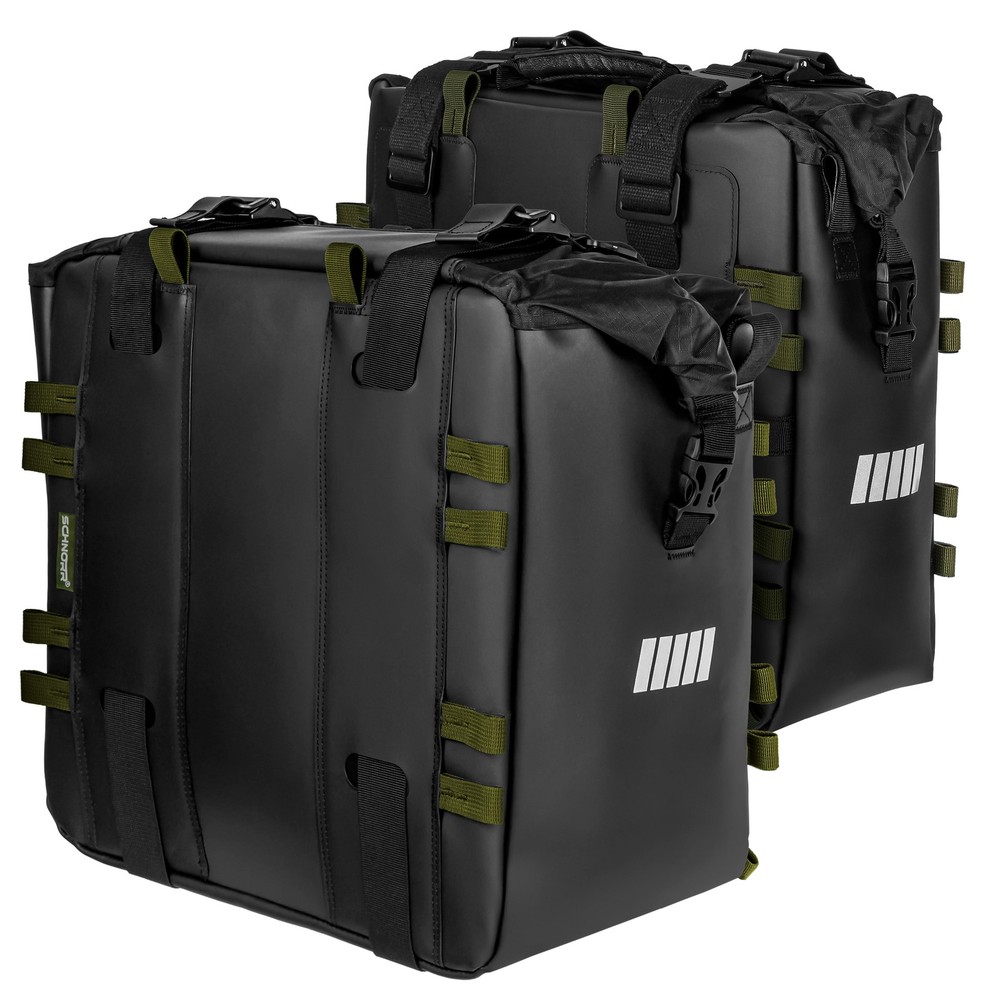 Side Pockets Set Motorcycle 32L+38L, Waterproof, Hypalon & Nylon, Bundle