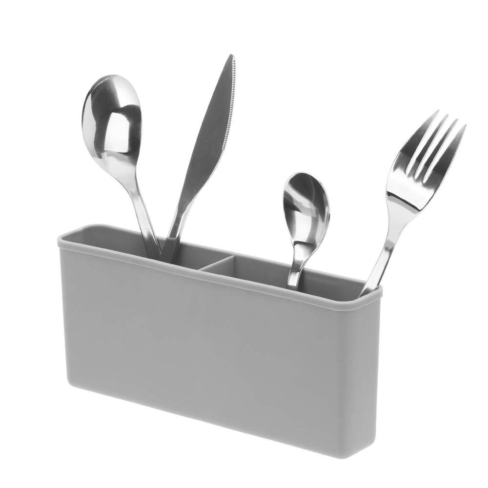 Plastic Utensil Silverware Storage Holder Caddy,Fit Kitchen Sink Drying Rack,...