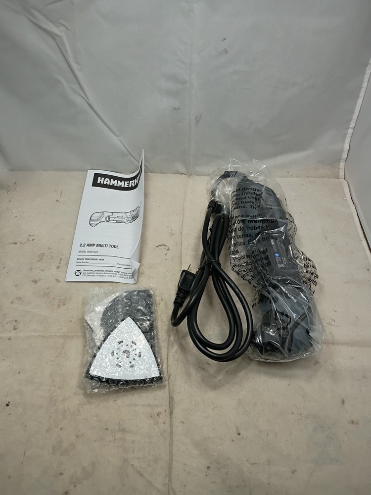 2.1 Amp Corded Oscillating Multi-function Tool, Variable Speed Grinding, Sanding