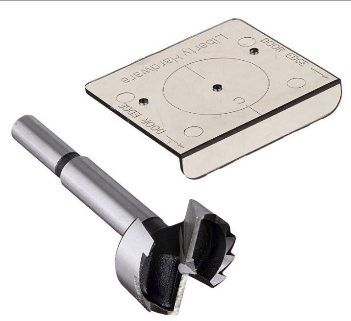 Forstner Bit & Template to Install 35mm European Concealed Hinge
