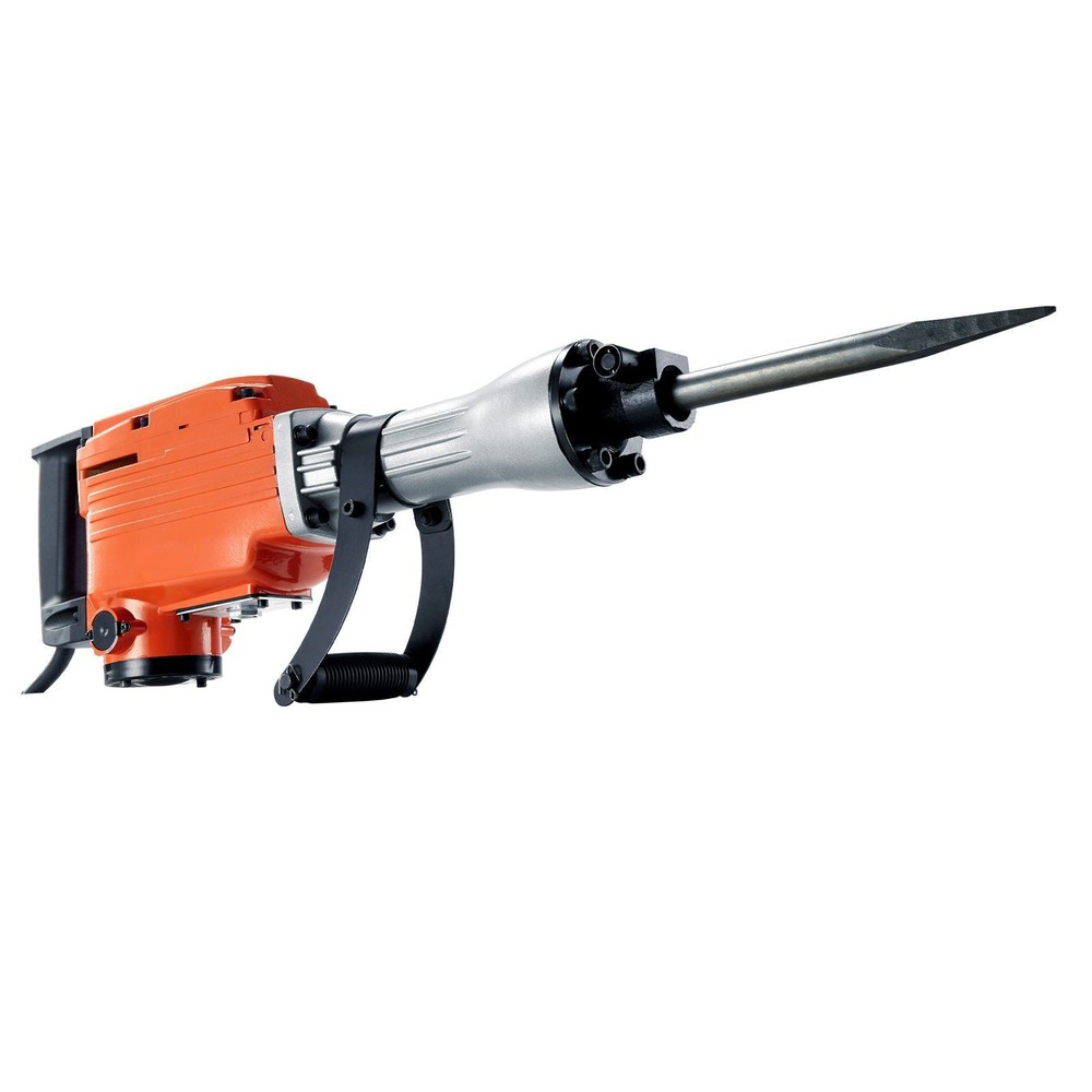 1350 BPM 2200W Concrete Breaking Jackhammer Heavy Duty + 2 Chisels Case