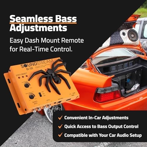 Car Audio Bass Restoration Processor, Parametric Equalizer, Digital Control, Rem