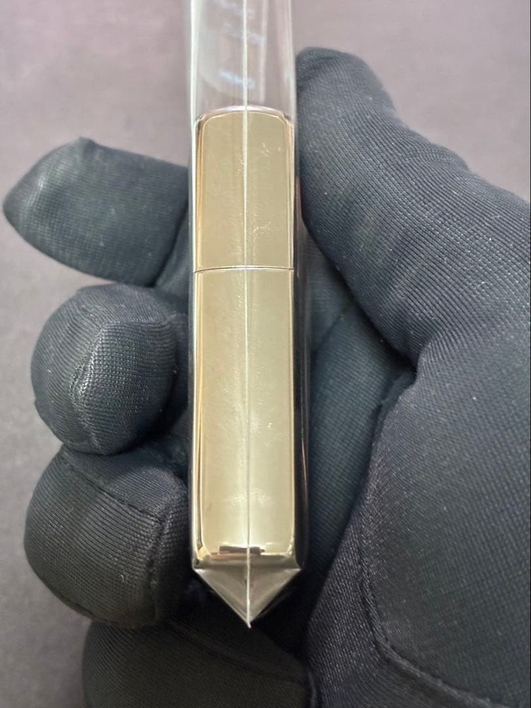 Zippo USS RONALD REAGAN CVN 76 Silver One Sided Processing Lighter Regular Japan