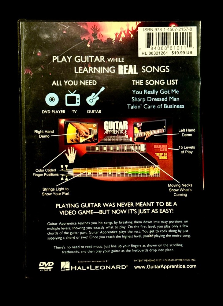 Guitar Apprentice: Rock Roots: 3xDVDs