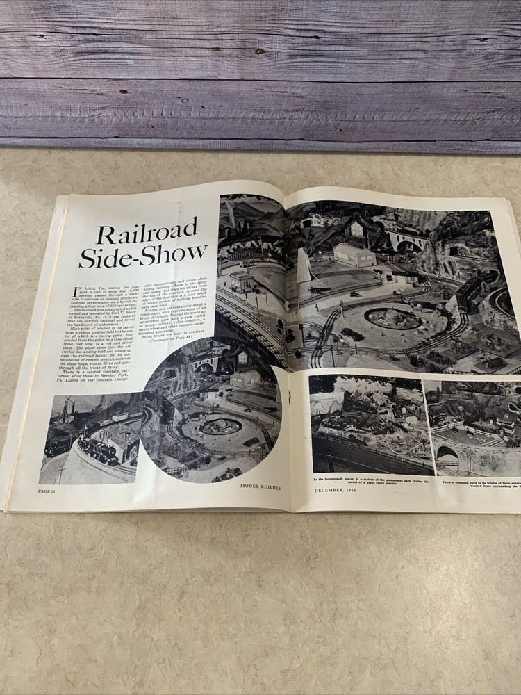 The Model Builder December 1938, Vol 2, #12 good condition