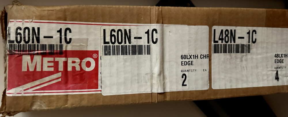 METRO L60N-1C CHROME EDGE 60"