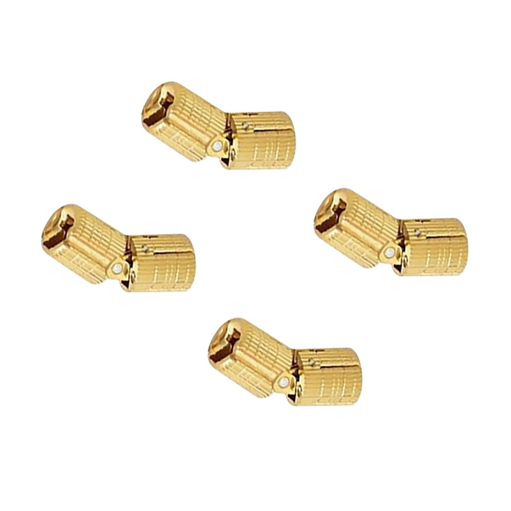 4Pcs/Set 10mm Brass Invisible Cabinet Hidden Barrel Hinge Accessories Part E