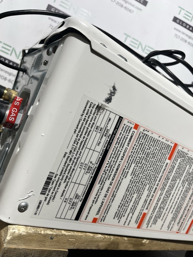 Rinnai V75iN Indoor Tankless Water Heater 180k BTU Natural Gas (B-28 #1606)