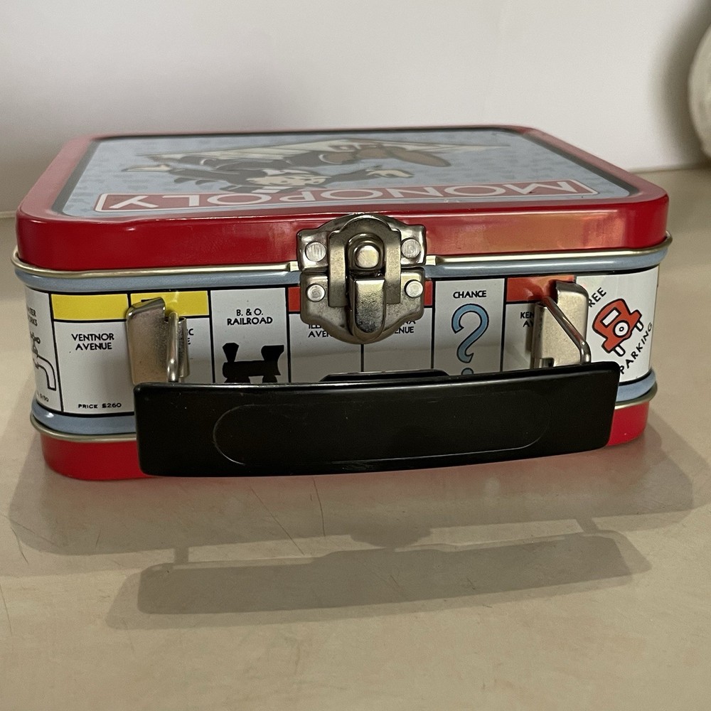 Monopoly 5.5" Tin Vintage Mini Lunch Box Hasbro * 2000