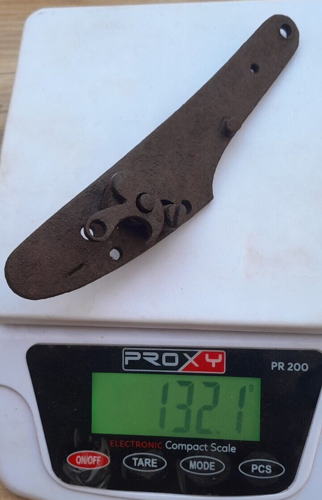 18's BLACK POWDER PERCUSSION MUZZLELOADER PLATE only RIFLE MUSKET