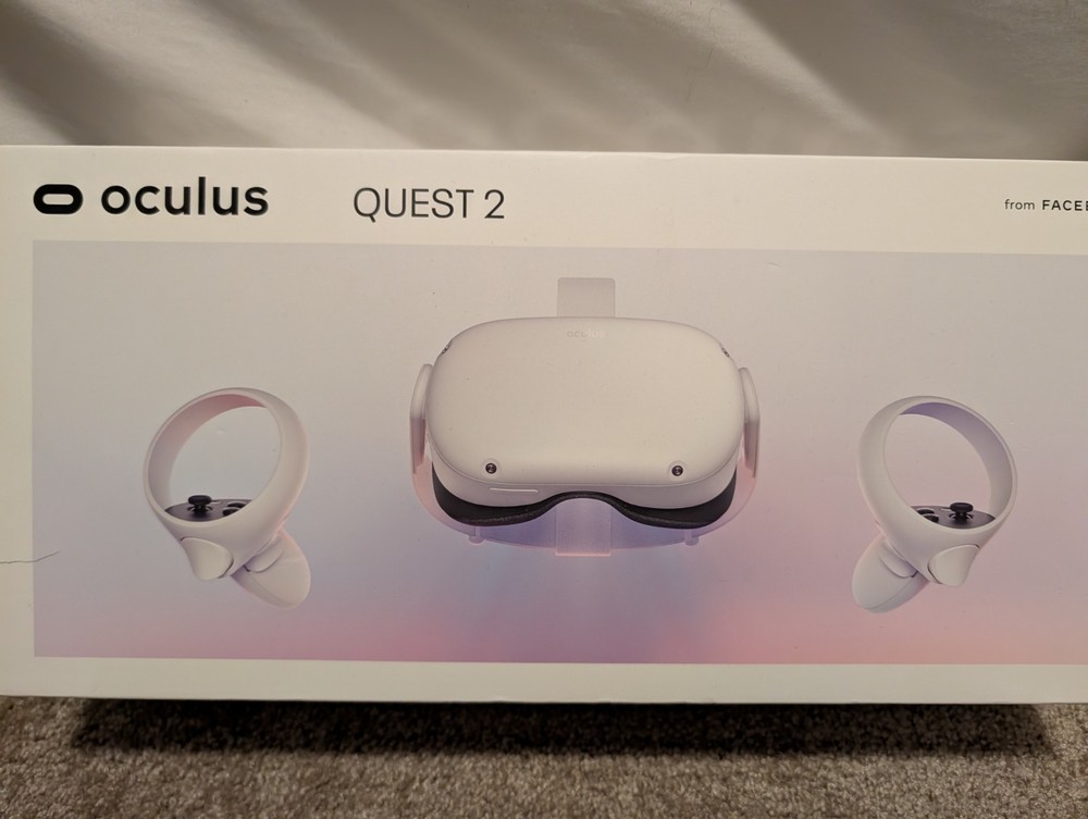 Meta Oculus Quest 2 128GB VR Headset - Fully Functional except Left Controller