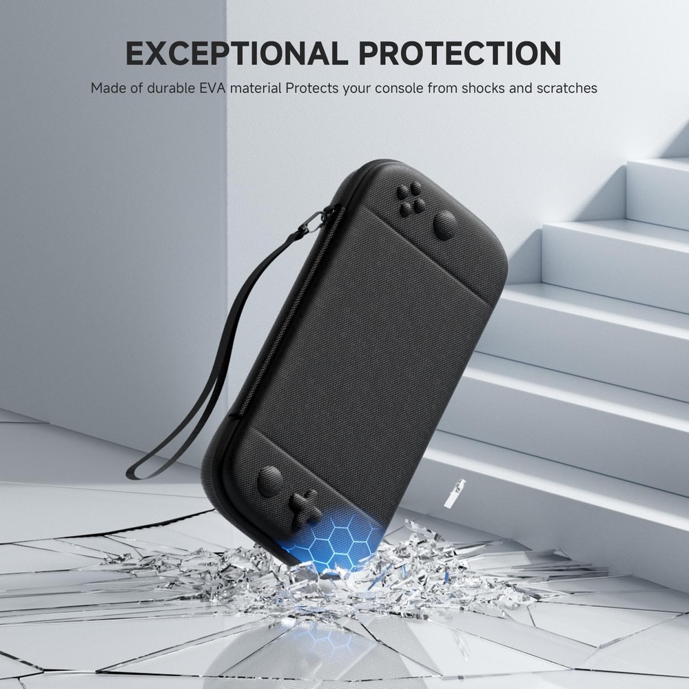 ECHTPower Accessories Bundle for Nintendo Switch 2, 2 Carrying Dark