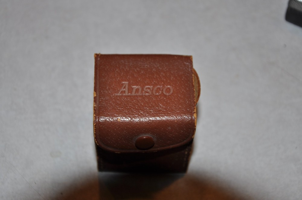 Vintage 1950s Ansco Flash Light With Original Case Untested