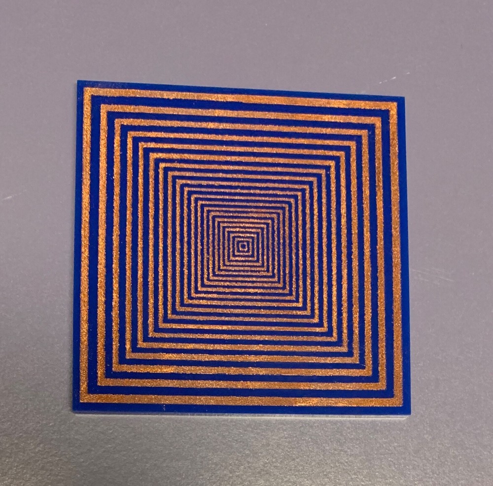 Pyramid Plate - 2 Dimensional used in Radionics