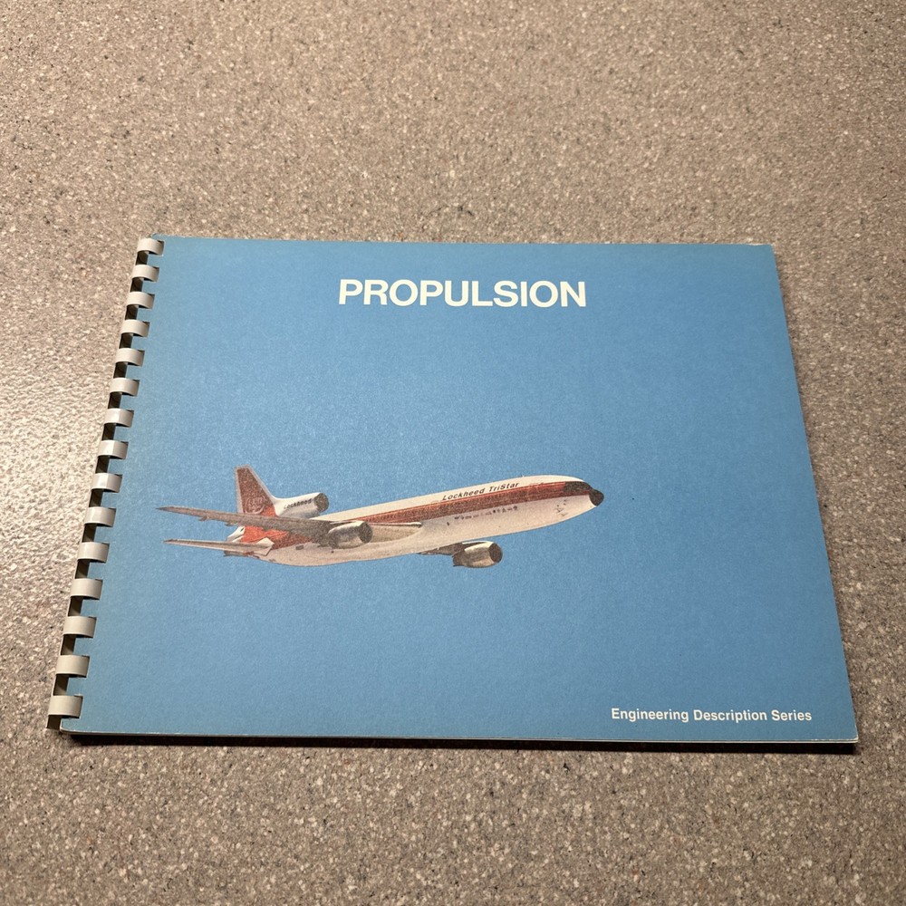 Vintage Lockheed Tri Star Engineering Description Series Propulsion Brochure