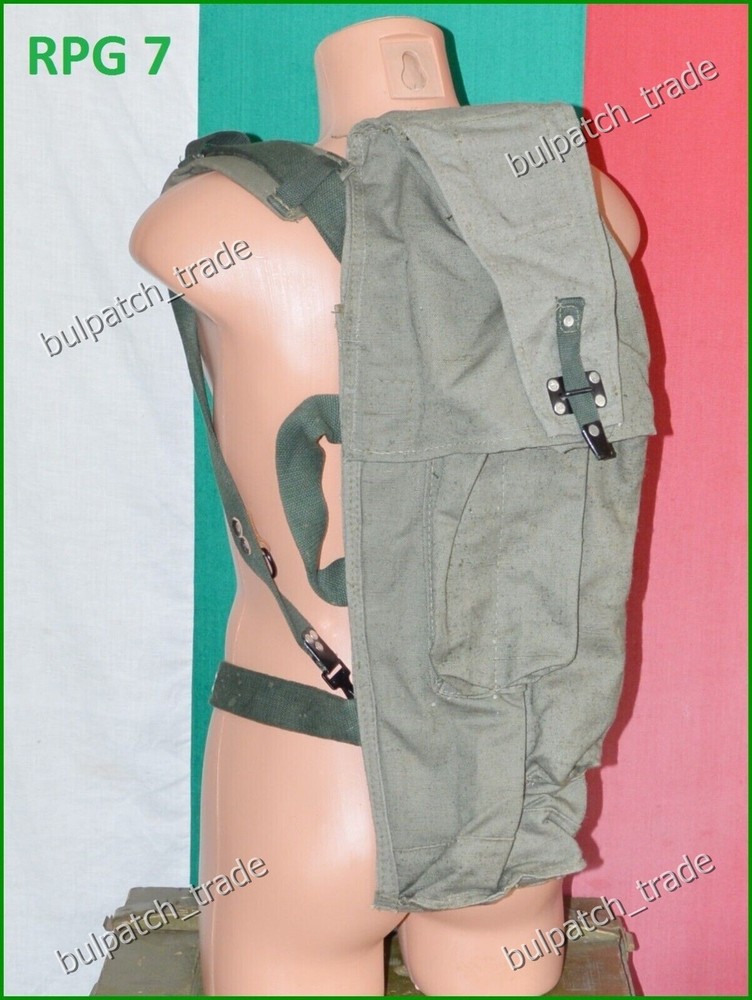 Bulgarian Army RPG-7 Backpack canvas rucksack rocket carry bag