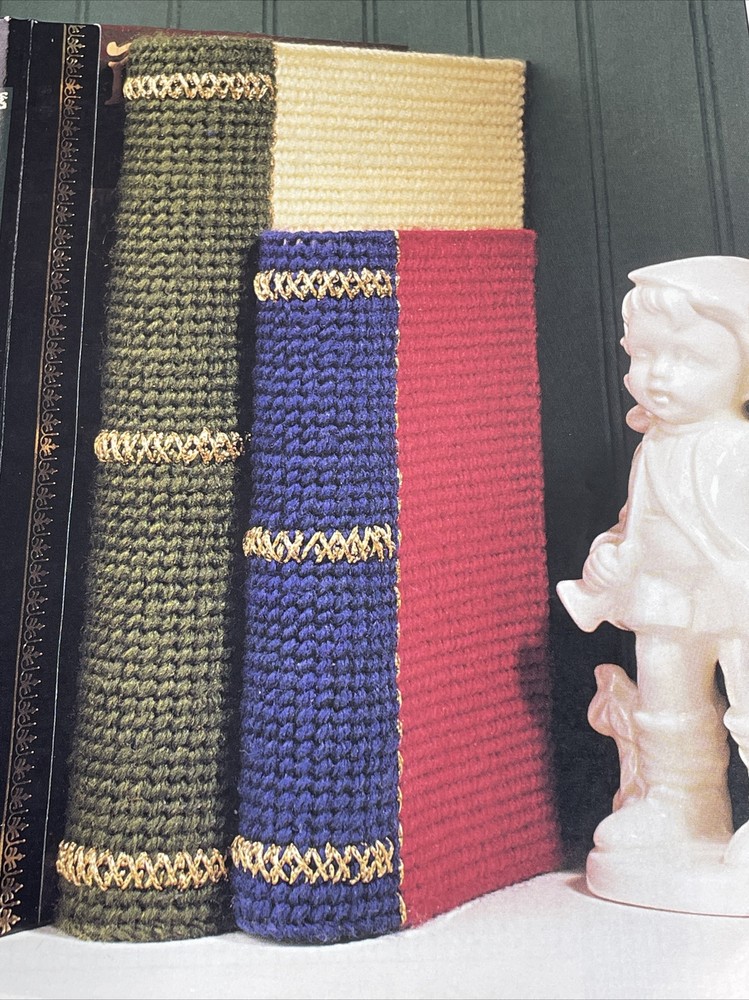 Annie's Attic Library Bookends Plastic Canvas Pattern