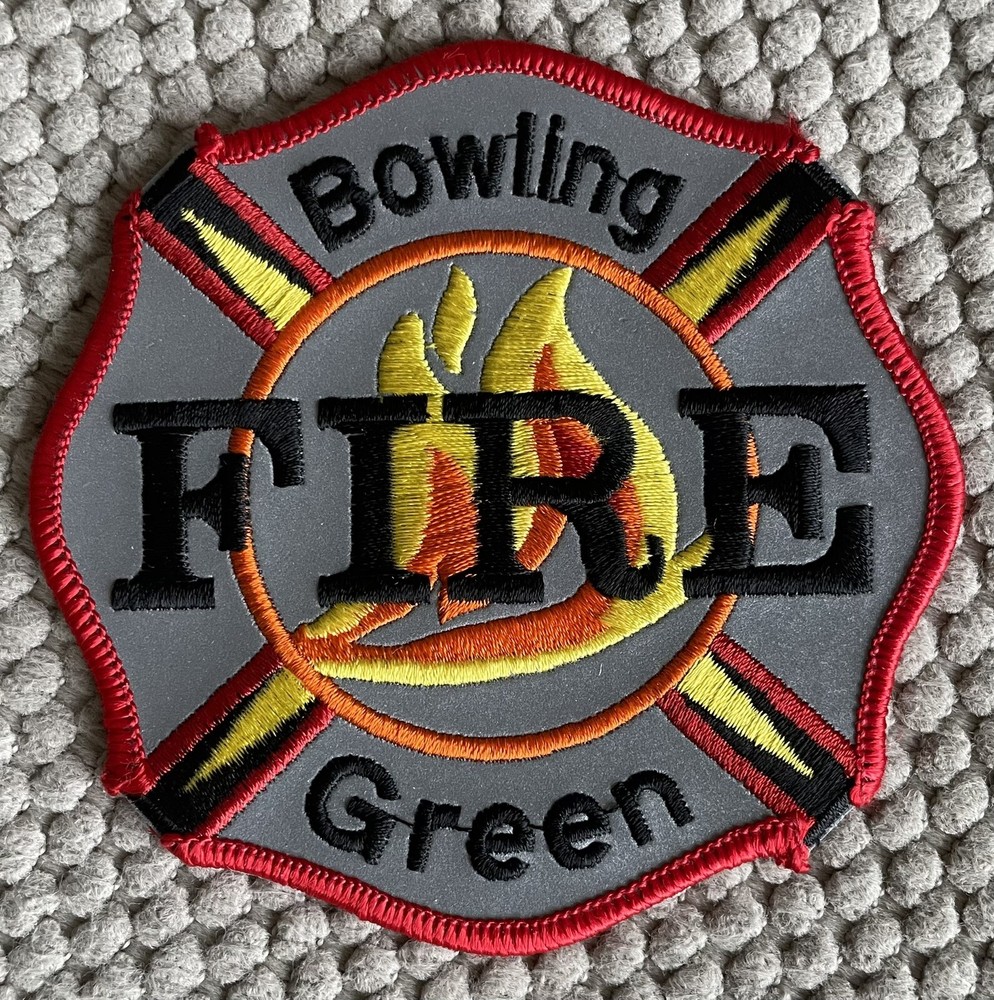 Bowling Green Fire Patch 4” Reflective Sample